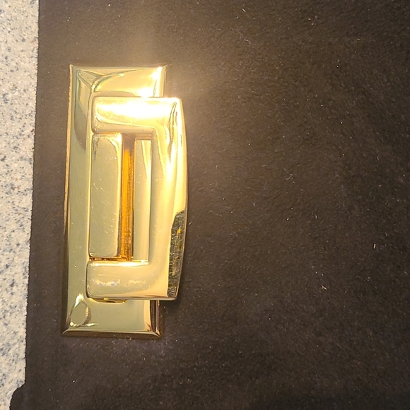 Velvet  Crossbody Bag/Clutch,  black - Picture 8 of 8